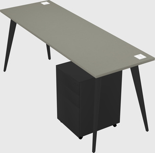 Modern rectangular office desk