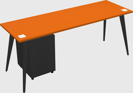 Modern rectangular office desk