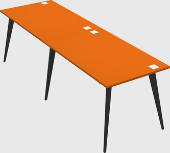 Modern rectangular office desk