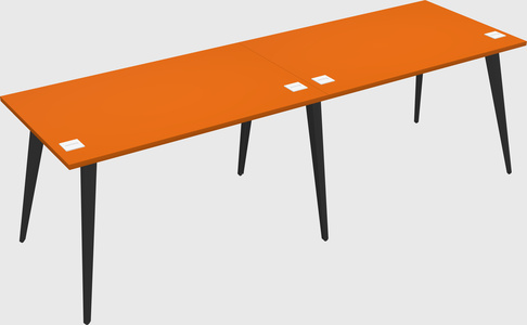 Modern rectangular office desk