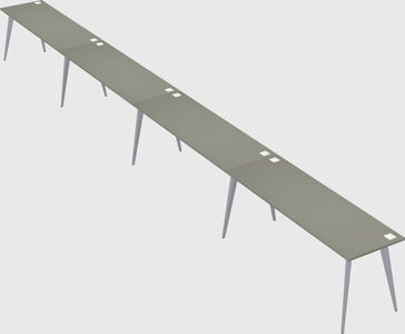 Modern rectangular office desk