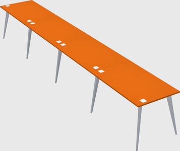 Modern rectangular office desk