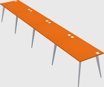 Modern rectangular office desk