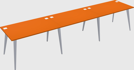 Modern rectangular office desk