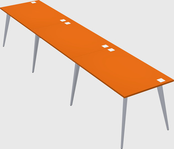 Modern rectangular office desk
