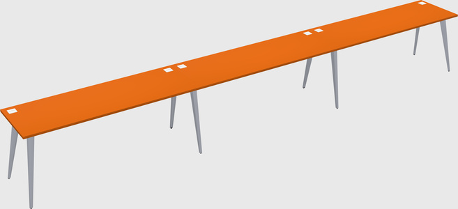 Modern rectangular office desk