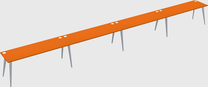Modern rectangular office desk