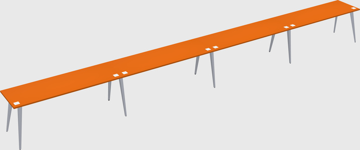 Modern rectangular office desk