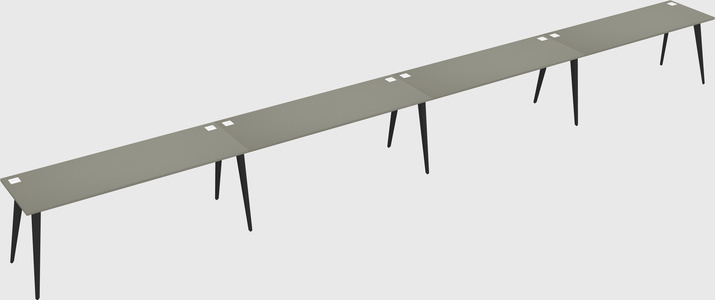 Modern rectangular office desk