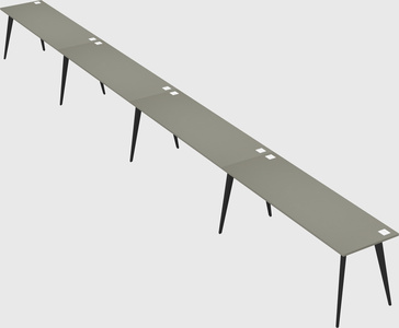 Modern rectangular office desk