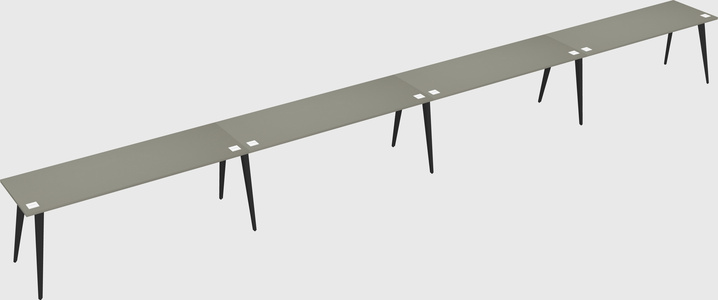 Modern rectangular office desk