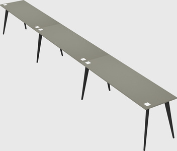 Modern rectangular office desk