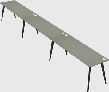 Modern rectangular office desk