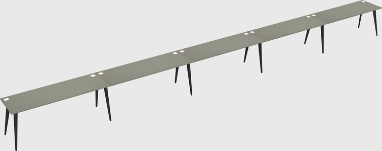 Modern rectangular office desk