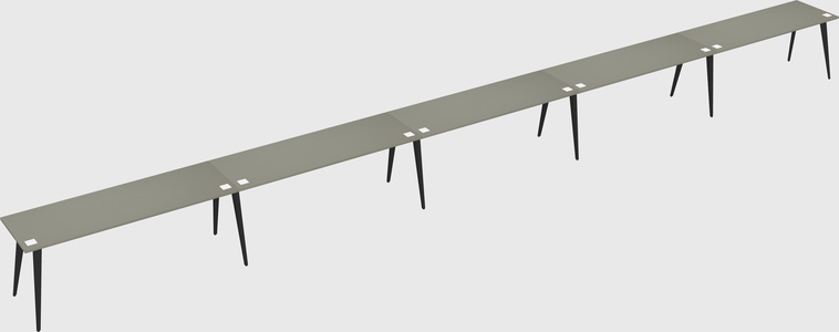 Modern rectangular office desk