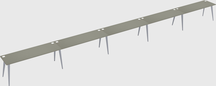 Modern rectangular office desk