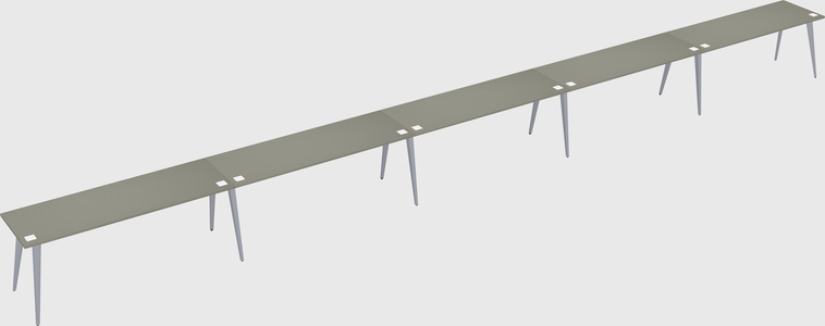 Modern rectangular office desk