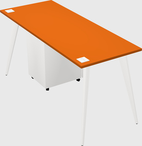 Modern rectangular office desk