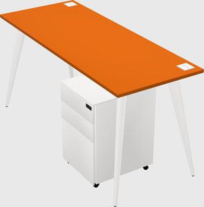 Modern rectangular office desk