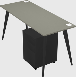 Modern rectangular office desk