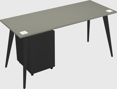 Modern rectangular office desk