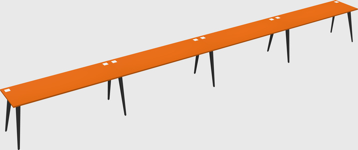 Modern rectangular office desk