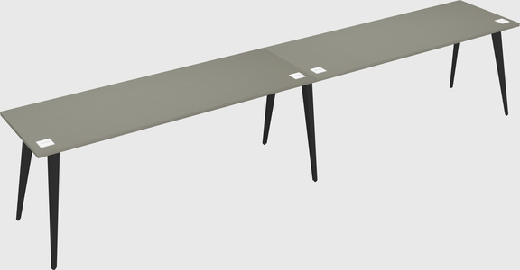 Modern rectangular office desk