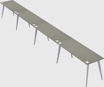 Modern rectangular office desk