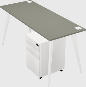 Modern rectangular office desk
