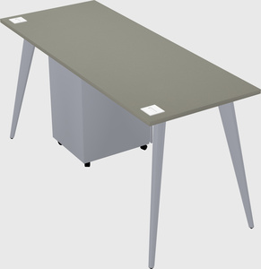 Modern rectangular office desk