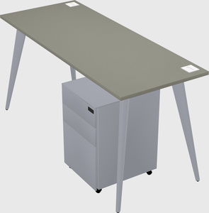 Modern rectangular office desk