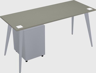 Modern rectangular office desk