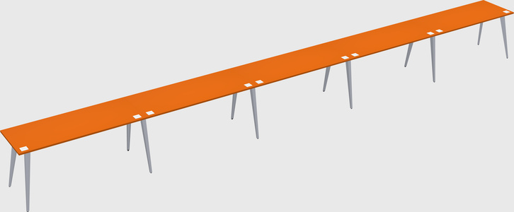 Modern rectangular office desk