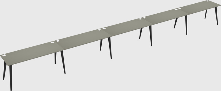 Modern rectangular office desk