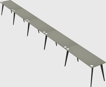Modern rectangular office desk