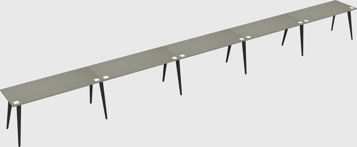 Modern rectangular office desk