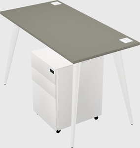 Modern rectangular office desk