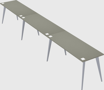Modern rectangular office desk