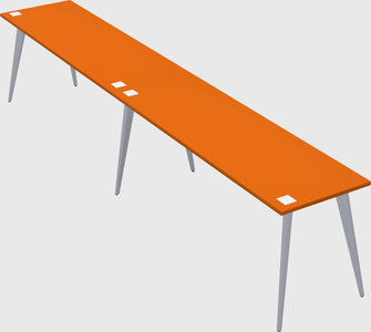 Modern rectangular office desk