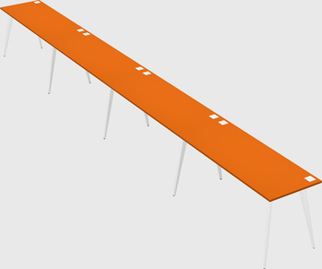 Modern rectangular office desk