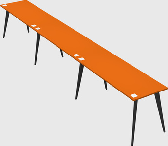 Modern rectangular office desk