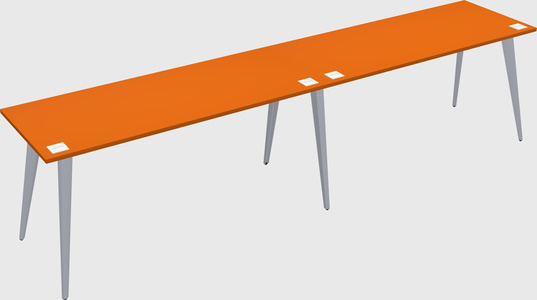 Modern rectangular office desk