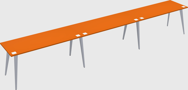 Modern rectangular office desk