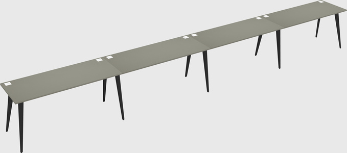 Modern rectangular office desk