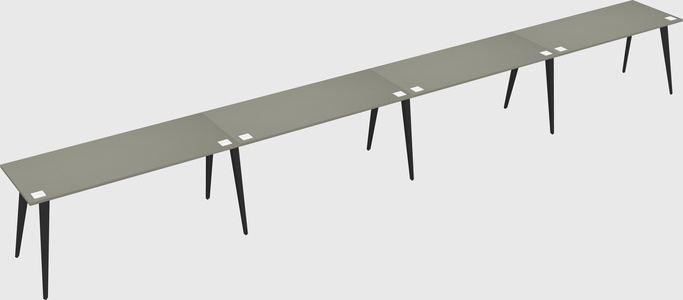 Modern rectangular office desk