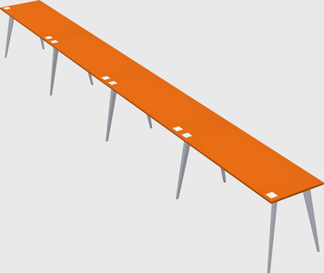 Modern rectangular office desk