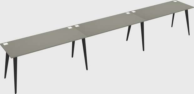 Modern rectangular office desk