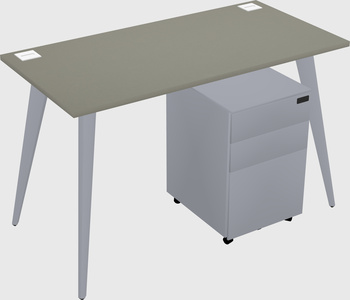 Modern rectangular office desk
