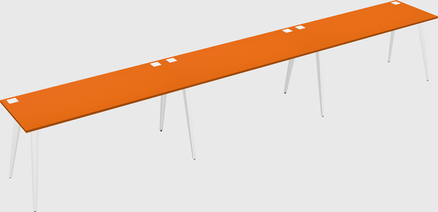Modern rectangular office desk