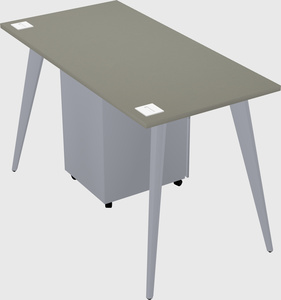 Modern rectangular office desk
